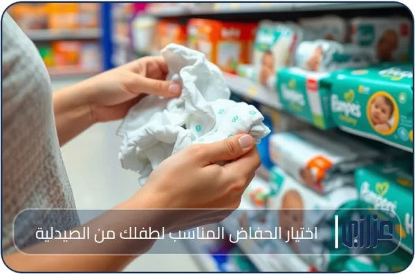 اختيار الحفاض المناسب لطفلك من الصيدلية