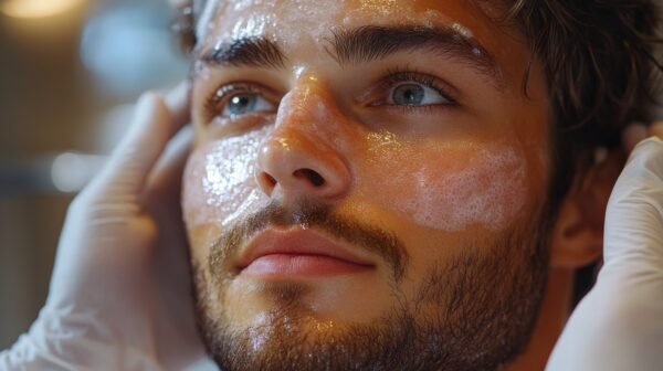 تقشير كيميائي لتحسين مظهر الجلد وتجديده