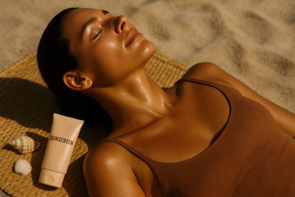 حماية البشرة من أشعة الشمس باستخدام واقي الشمس المناسب